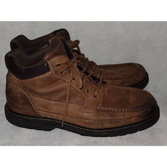 Rockport Men's size 11.5 ROCKIE 2 HI GORE-TEX Brown Nubuck - Picture 1 of 6